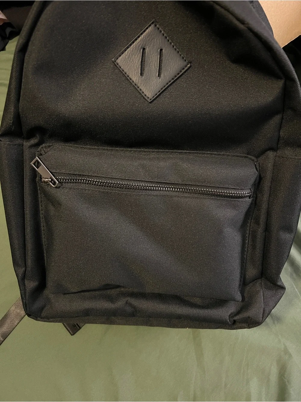 Classic Lightweight Black Backpack - Minimal Everyday - Back to School